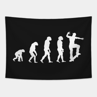 Evolution Skater Skateboarding Gift Tapestry