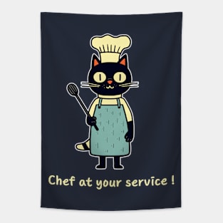 Chef at Your Service - for Culinary Enthusiast Tapestry