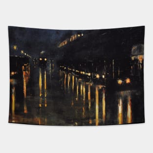 Hochbahnhof Bülowstraße by Lesser Ury (1922) Tapestry