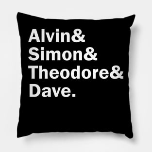 Funny Names x The Chipmunks Pillow