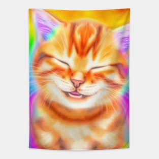 Smiling Cat Tapestry
