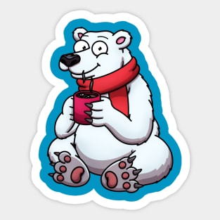 Chibi Polar Bear Stickers and Magnets -  Finland