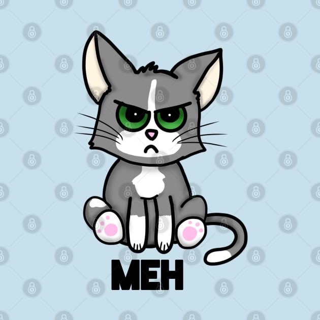 Meh Cat (Small Design) by Aeriskate