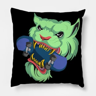 monster skater Pillow