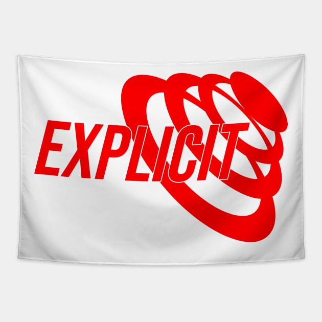 EXPLICIT RED Tapestry by Unexpected