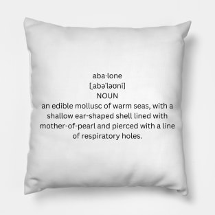 abalone definition Pillow