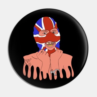 Slowthai Union Jack Balaclava Pin