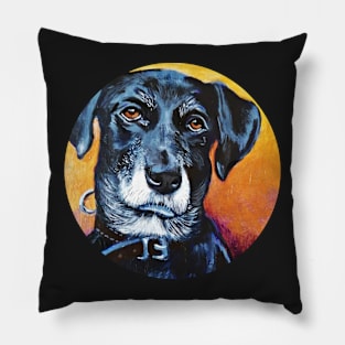 MOLLY ROUND STICKER Pillow