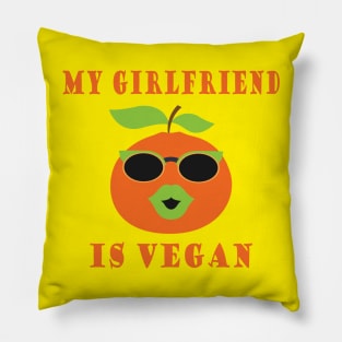 MY GIRLFRIEND IS VEGAN Pillow