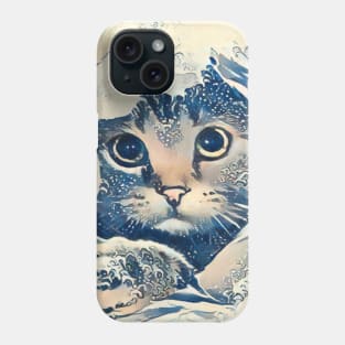 Great Wave cat Phone Case