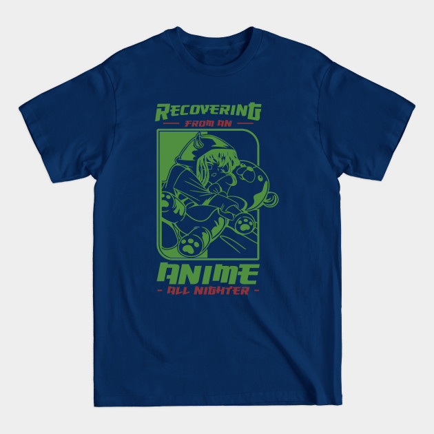 Disover Recovering From An Anime All Nighter Manga - Anime - T-Shirt