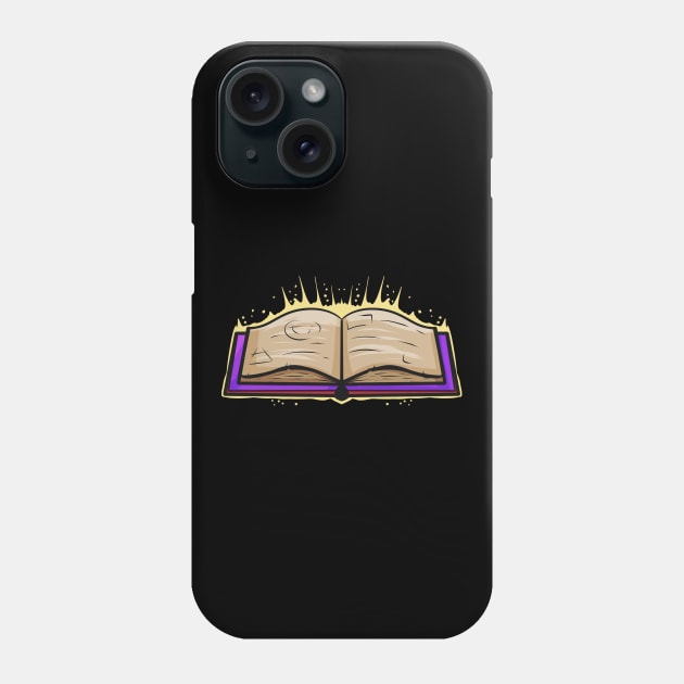 Witch Magic Spellbook Halloween Phone Case by SinBle