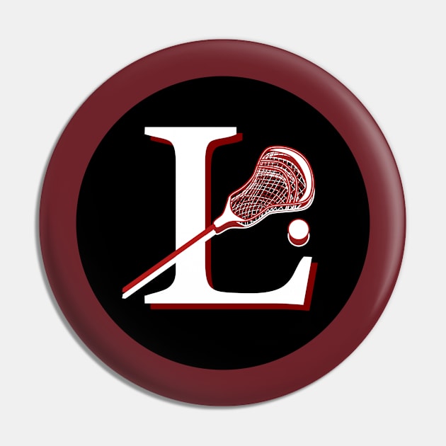 L Lacrosse Pin by Dragon Shenanigans