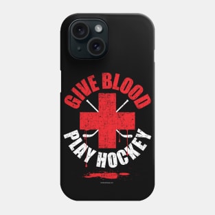 Give Blood Play Hockey Phone Case