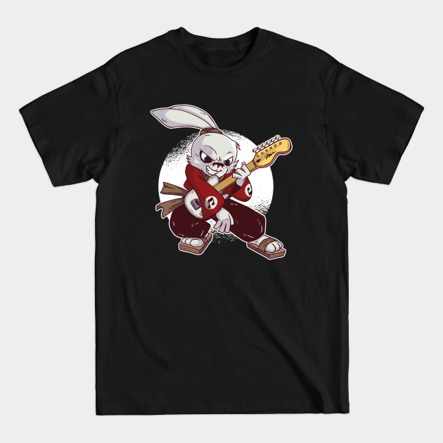 Discover Samurai Guitarist Rabbit - Rabbit - T-Shirt