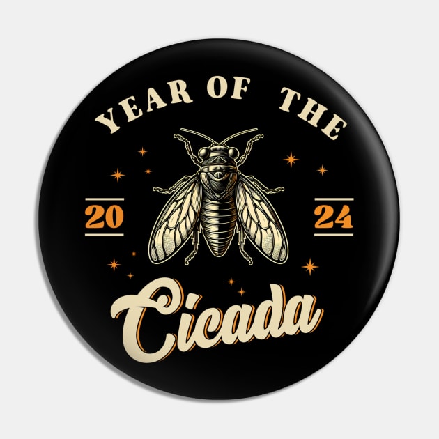 Year of the cicada Pin by JustForKaya97