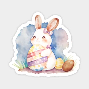 Easter Egg Bunny Magnet