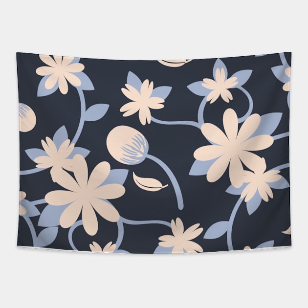 Flowers Tapestry by Tshirtstory