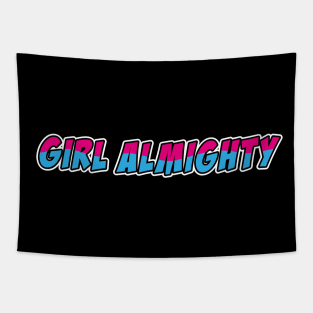 Girl Almighty Tapestry