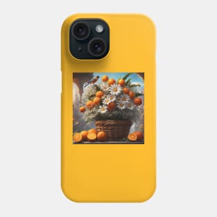 Basket of Beautiful Oranges Phone Case