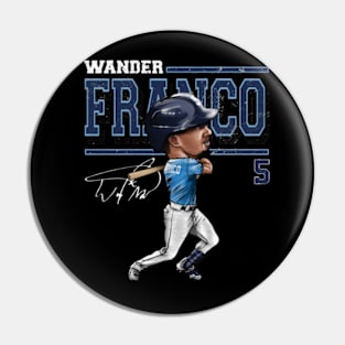 Wander Franco Tampa Bay Cartoon Pin