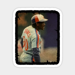 Tim Raines in Montreal Expos Magnet