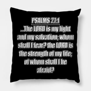 Psalm 27:1 Pillow