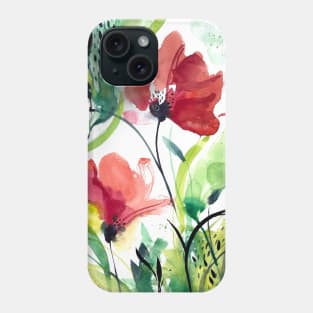 Two poppies Phone Case