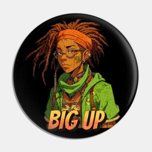 Jamaican Manga Boy Big up Pin