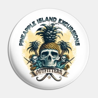 Pineapple Excursions Pin