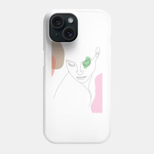 Woman face Phone Case