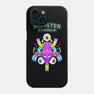 Doodle Ethereum Design Monster Illustration Phone Case