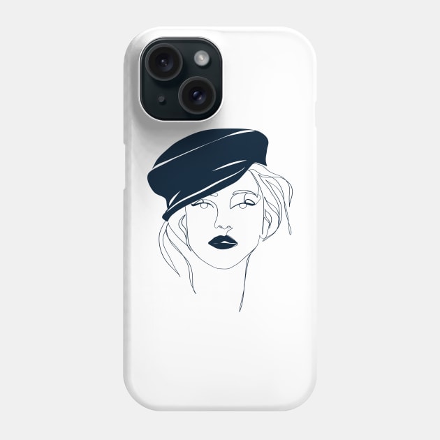 French girl Phone Case by Printable Muse