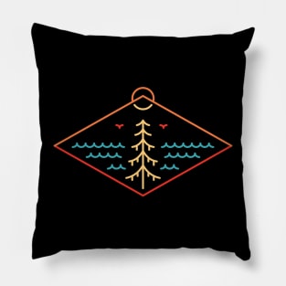 Minimalism Paradise of Nature Pillow