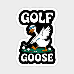 Golf Goose Funny Golfer Magnet
