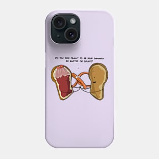 Peanut and Jelly marriage Phone Case