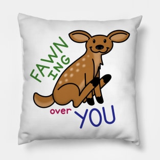 Fawn-ing Over You Pillow