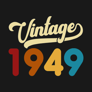 1949 Vintage Gift 71st Birthday Retro Style T-Shirt