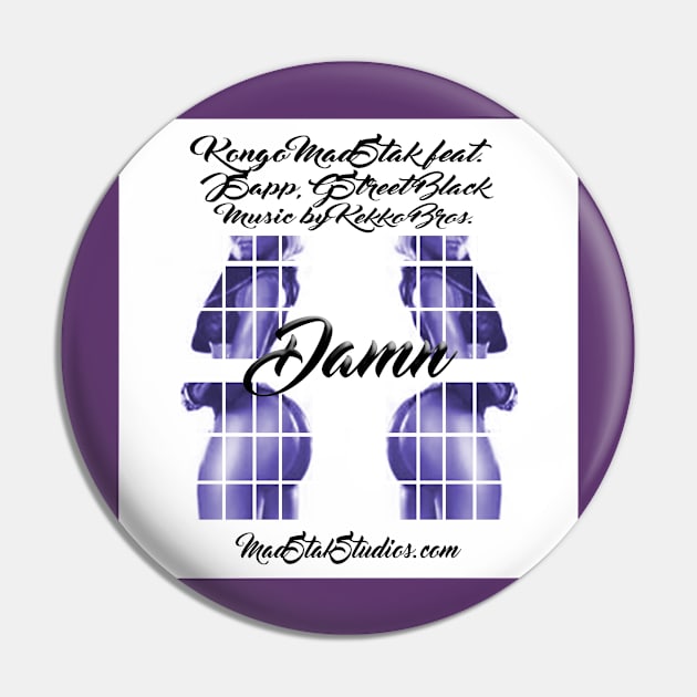 Damn - Album Art - JSapp MadStak Pin by Teeznutz