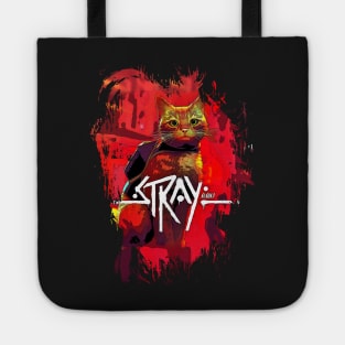 stray cat game logo design Tote