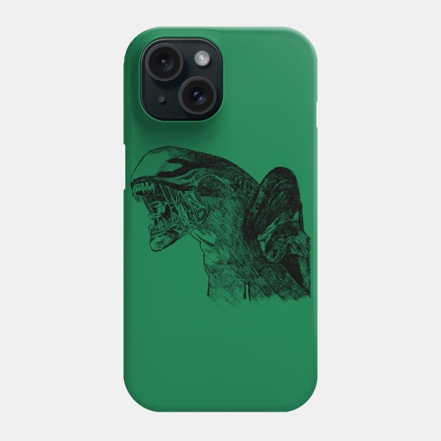 Alien Art Phone Case by theblackcross