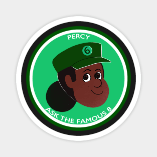 Percy Button - with text Magnet