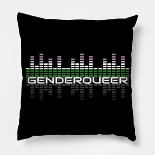 Music Equalizer Bars - Genderqueer Pillow