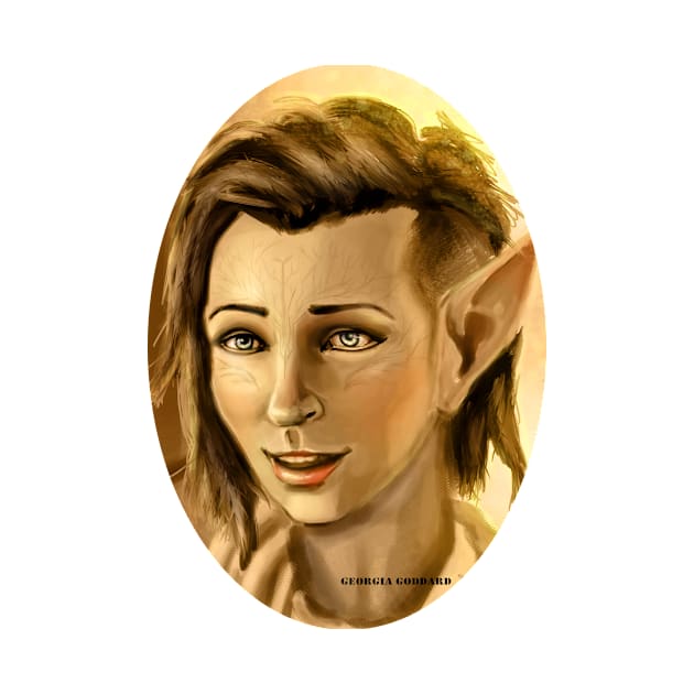 Inquisitor Lavellan by georgiagoddard