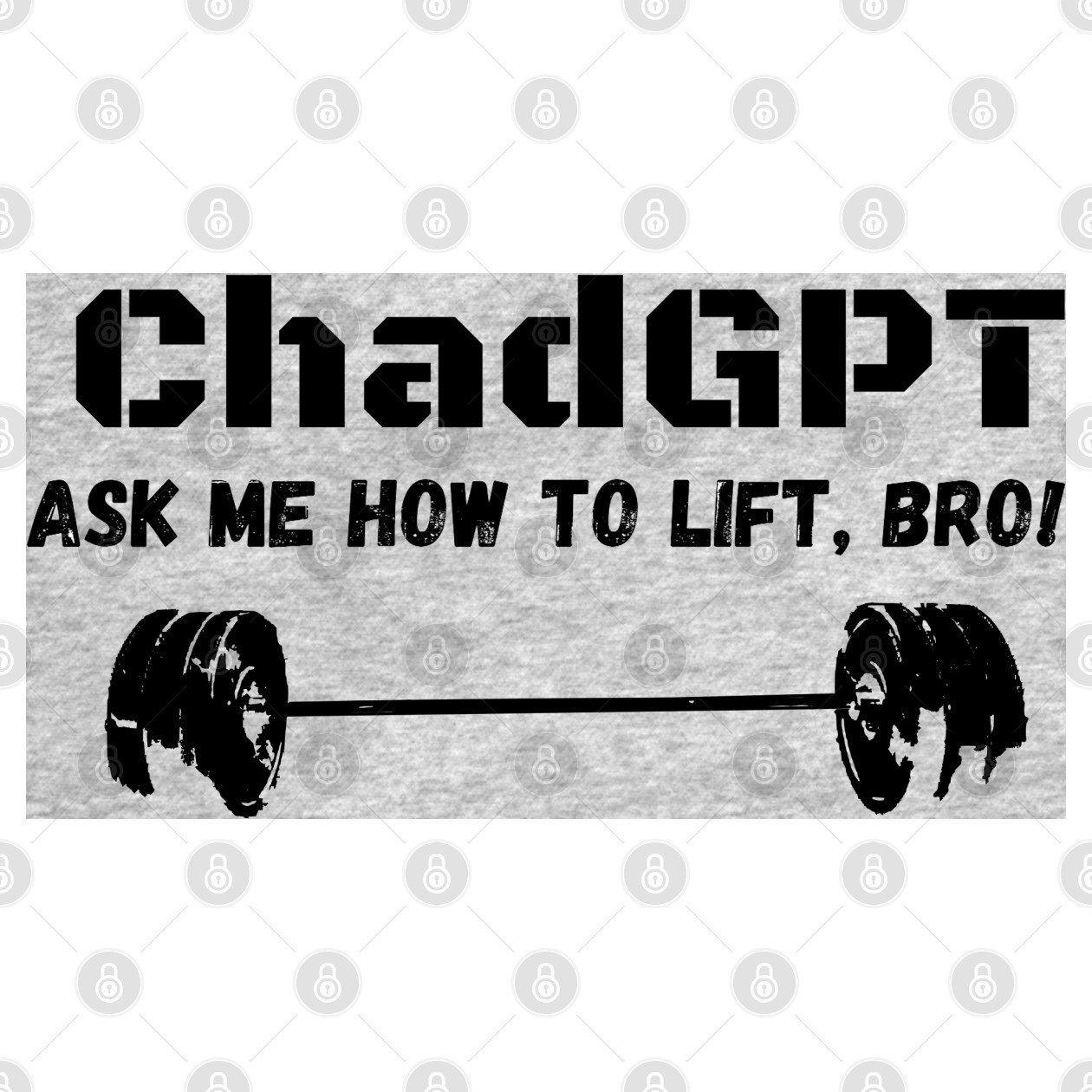 ChadGPT Meme, Megachad, Lift Meme - Weightlifting - Hoodie | TeePublic
