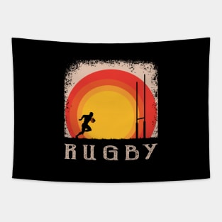 Rugby Vintage Style Tapestry