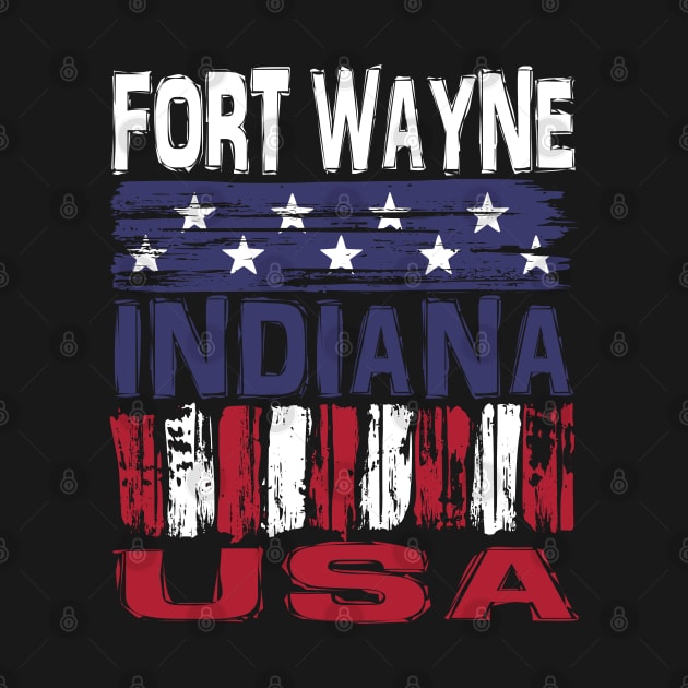 Fort Wayne Indiana USA T-Shirt by Nerd_art