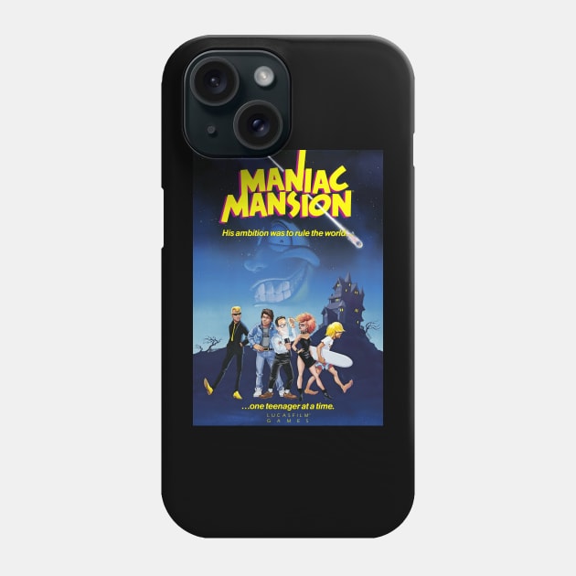 Maniac Mansion Phone Case by Retro8Bit Fashion Store