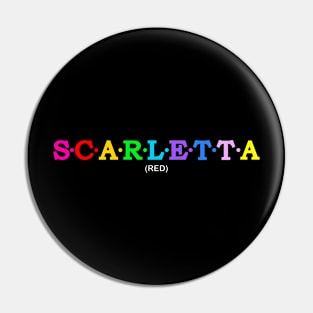 Scarletta  - Red. Pin