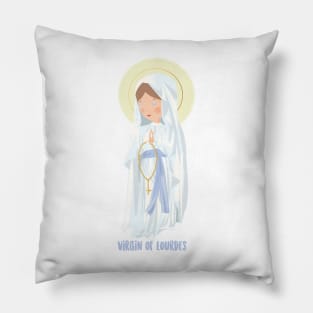 Virgin of Lourdes Pillow